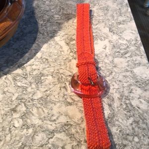 Vintage belt big beautiful lucite? Buckle